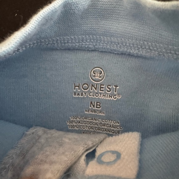 The Honest Company Milk and Cookies Kids Footies - Picture 4 of 5